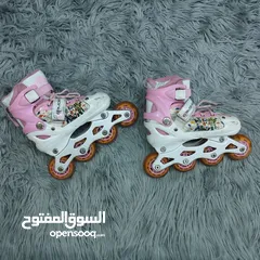  6 Skate (VIP)   عجال مطاط هيكل بلاستيك مقوى شفرات حديد   السعر والمقاس والماركة أسفل كل صورة