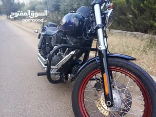  21 Harley Davidson street bob 2013.1700ccبحاله الوكاله