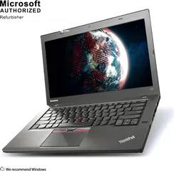  5 Lenovo ThinkPad T450 Business Laptop, Intel Core i5-5th Gen. CPU, 8GB RAM, 256GB SSD, 14.1 فقط 175 د