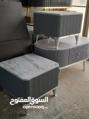 22 طاولات وسط جميع الوان مقاس حسب الطلب جودة عالية مكون من ثلاث قطع خشب ودهان