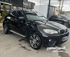  1 BMW X 6 2014 M Kit 2014 بحالة الوكاله عداد قليل