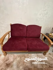  5 طقم جلوس شبه جديد