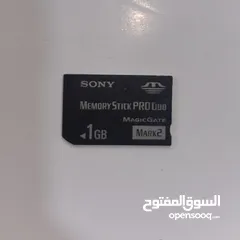  1 Sony Memory Stick Pro 1GB MS PRO Duo Memory Game Cards