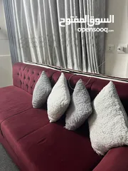  4 كنب شبه جديد نظيف