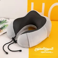  25 مخدة سفر فوم طبية لراحة الرقبة اثناء السفر مخده رقبه وساده رقبة الاصليه