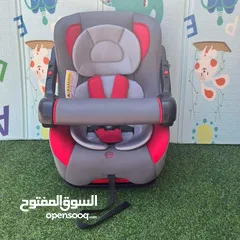  2 كرسي سياره للاطفال من عمر اشهر لغايه 4 سنوات مع حزامات امان وحاجز يمكن فكه