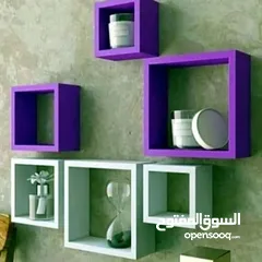  14 رفوف ديكورات طقم ثلاث قطع فقط5