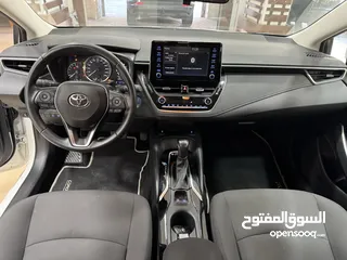  9 تويوتا كورولا 2022 محرك 1800 كهرباء وبنزين  بقوة 170 حصان عداد 50000 سياره مميزه واقتصاديه جدا