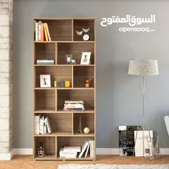  1 خزانة الكتب متوفر بعدة موديلات وألوان توصيل وتركيب مجاني داخل عمان ارتفاع مترين عرض 80سم عمق 30سم
