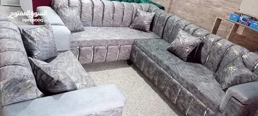  28 كورنرات 9مقاعد حرف L معاه كمان مجوزه بسعر الجملة من مفروشات ماسة لاتردد بل اتصال والحجز