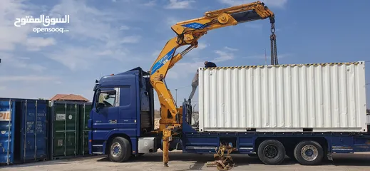  10 للبيع  containers  ( حاويات )  كونتينر مستعمله وبحاله جيده