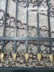  5 باب حمايه خارجي للمنزل تفصيل بحالة ممتازة جدا حديد صب ثقيل