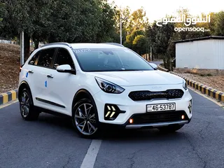  1 كيا نيرو 2022 KIA NIRO HYBRID جمرك جديد وارد كوري فحص كامل بحالة الوكالة