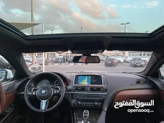  15 BMW 640i TWINPOWER TURBO _GCC_2014 Excellent Condition Full option