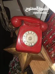  1 تلفون قرص انتيك