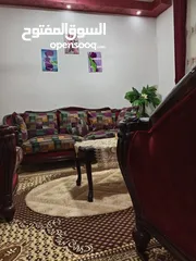  3 طقم كنب خشب زان محفر فخم تنجيد جديد.... حجم جامبو 7مقاعد ....مريح للظهر والجلوس