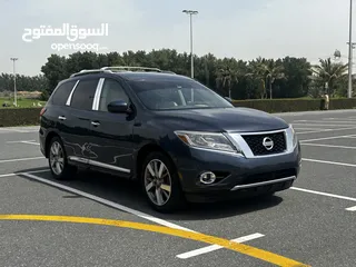  7 Nissan pathfinder 2013 model full option platinum