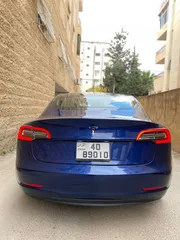  6 Tesla model 3 كحلي ميتلك 2019