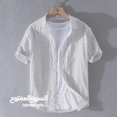  2 قميص نص كم مقلم