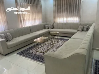  3 طقم جلسه كبير حرف U تفصيل جديد