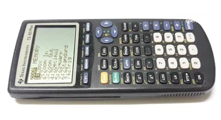  6 الة حاسبة متطورة texas instruments ti-83 plus