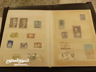  8 طوابع بريدية قديمة