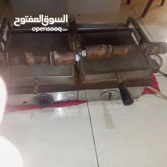  2 جرل  شواية يعمل بالكهرباء هيفي ديوتي للمطاعم مزدوجة من الاعلى والاسفل وجسم مقاوم للحرارة