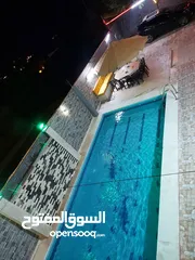  25 شاليه مميز مفروش للايجار اليومي في الجوفه/البحر الميت من المالك