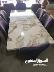 11 طاولة سفرة تركي مكفول يوجد توصيل طاولات سفرة