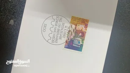  6 مجموعه من الكروت البريديه الالمانيه و الرسائل و البطاقات البريديه  في مناسبات و منها اصدار البريد ا