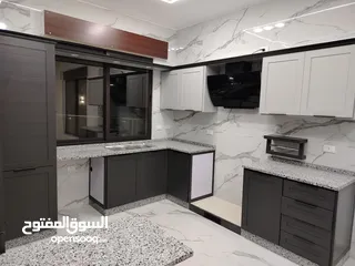  19 شقه جديده لم تسكن الجبيهه حي المنصور للايجار