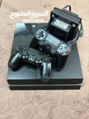  2 playstation 4 بلايستيشن فور مع مجموعة العاب قوية