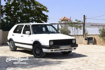  1 قولف mk2 1988 للبيع ماتور 14 بولو