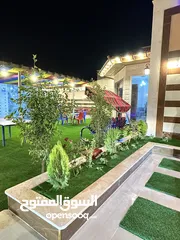  15 مزرعة للايجار اليومي شاليه شالية مميز وشبه مغلق المسبح غير مكشوف نهائي مع تدفئة للبركة وملعب وزرب