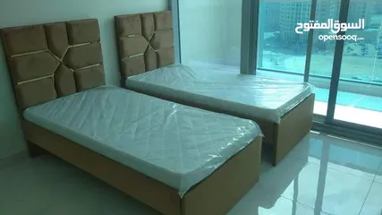  9 brand new single bed with mattress Available