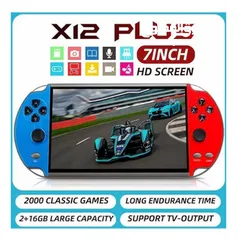  4 GAME CONSOLE X12 PLUS 16GB 7.1" (SH36)