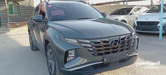  8 Hyundai Tucson hybrid 2021  هيونداي توسان هايبرد 2021  . وارد كوريا الجنوبية  . فحص 7 جيد -