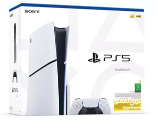  3 بلايستيشن 5 سليم 1 تيرامع قارئ اقراص   playstation 5 1TB CD