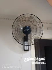  2 كيزر 50ليتر مصري   مروحة  ناشونال جدارية