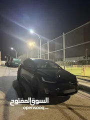  1 Tesla model x 2019 long range dual motor  فحص كامل+ الها كرت بالشكركه
