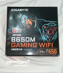  1 بورد لمعالجات Gigabyte B650M GAMING WIFI AMD AM5