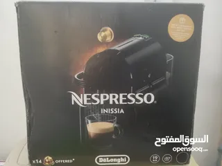  1 مكينة كهوة Nespresso Inissia الرهيبة