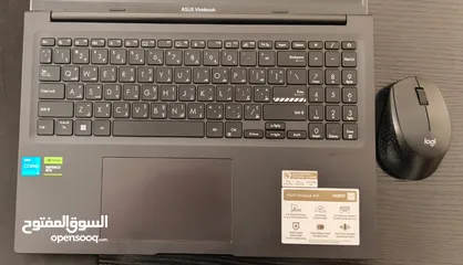  7 عرض لا يُفوّت – لابتوب استعمال 22 يوم فقط  ASUS Vivobook شبه جديد + هدايا قيمة