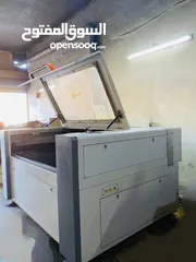 4 ماكينة ليزر قص co2 راسين مساحة العمل 100*160