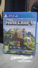  1 لعبة ماين كرافت(ps4) مستعمل في هيئة جديدة ومضمون مع اثبات ع انو اللعبة شغال وامورها تمام