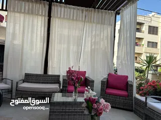  24 شقه أرضية مع تراس للبيع في طريق المطار خلف كلية لومينوس - 180 متر داخلي, 70 متر خارجي