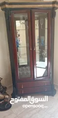  2 طقم كنب  ( تنجيد جديد )                      + فضية و طربيزة خشب ( سوّيد و زان )