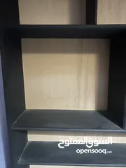  2 مكتبة مع مساحة تخزين