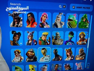  8 للبيع حساب فورت نادر سكلتون وشيطون رخيص