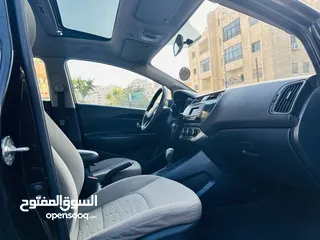  15 كيا ريو 2016 فل مع فتحه مميزه لون اسود نادر ومميز بالنضافه